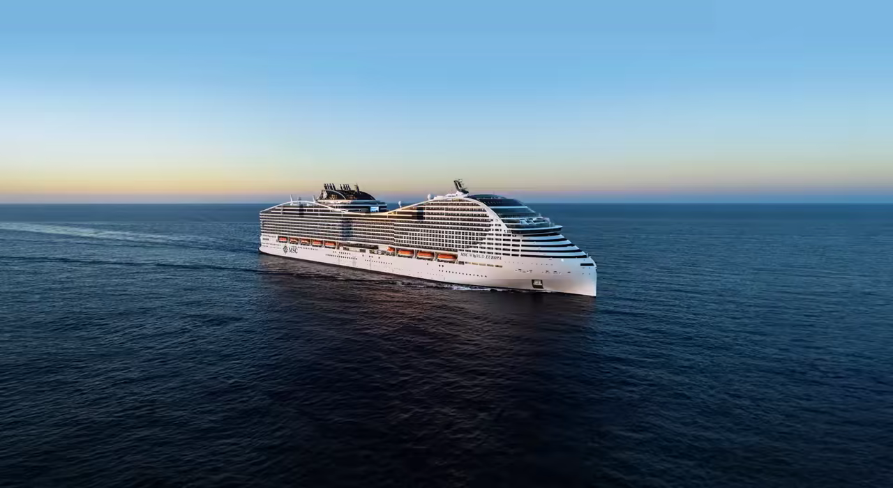 MSC World Europa at sea